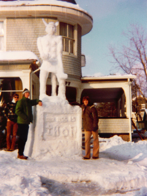 winter carnival sculpture 1976